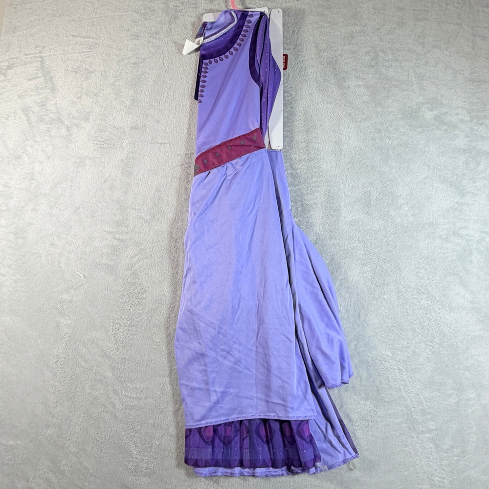 Disney Wish Asha Girls Medium 7-8 Halloween Costume Purple Dress Disguise NWT - Picture 4 of 7